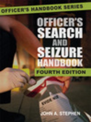 cover image of Officer's Search and Seizure Handbook